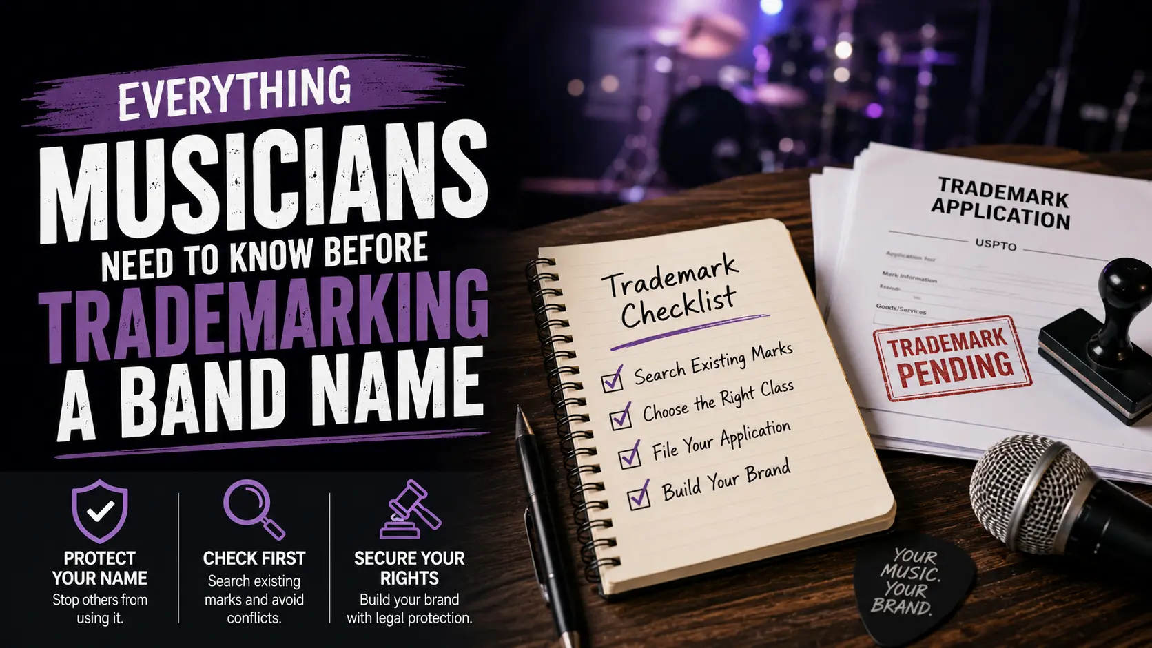 can trademark band name guide for musicians and artists