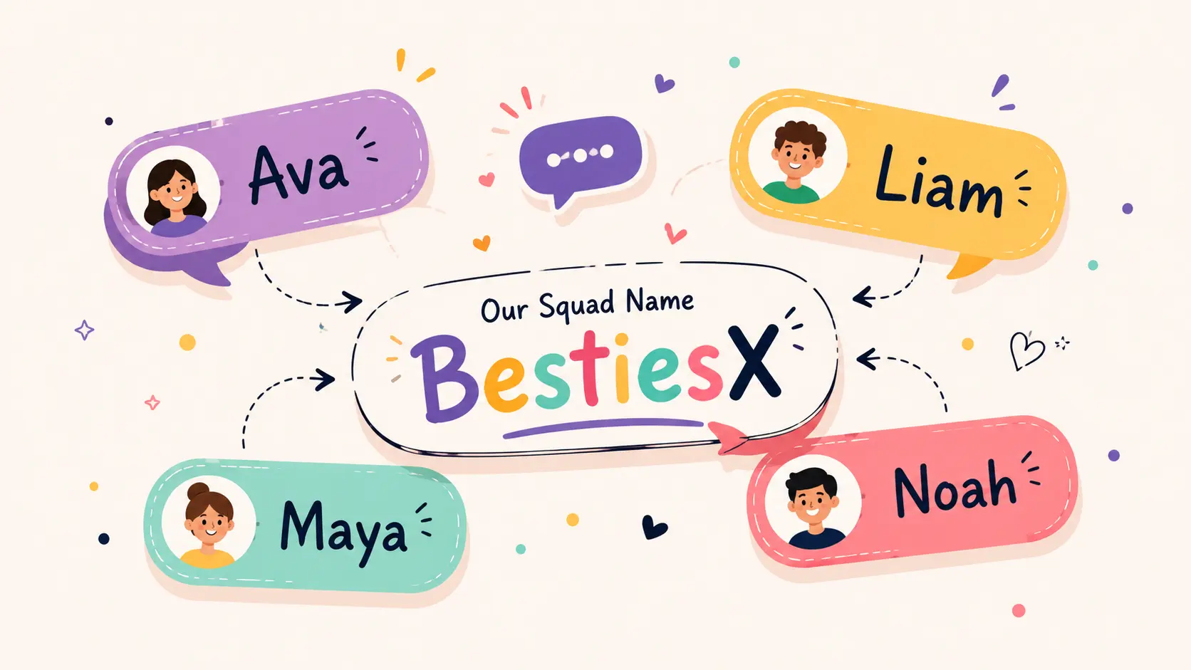 Friend group name blender blending squad names into one shared name